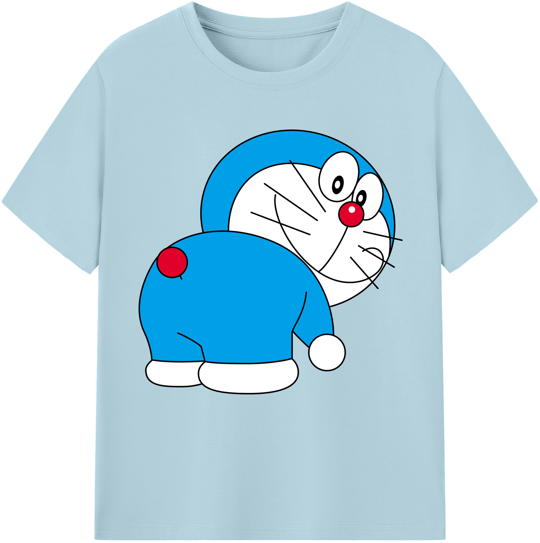 （画像用） ドラえもん Doraemon 綿100％半袖Tシャツ（フロントプリント）